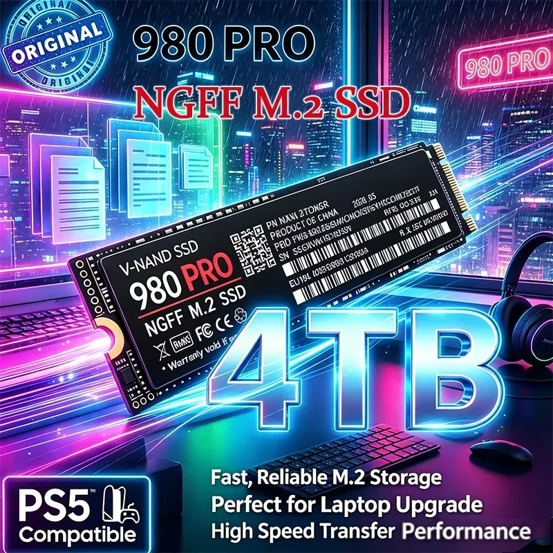 M.2 Nvme 4Tb Pcie 4.0 Ssd - 980 PRO NVMe M.2 2280 SSD