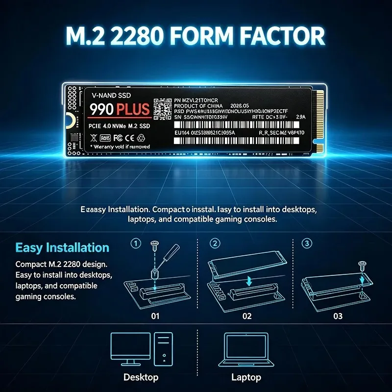 990 Plus NVMe M.2 2280 PCIe 4. - M.2 Nvme 4Tb Pcie 4.0 Ssd ulasan dan harga