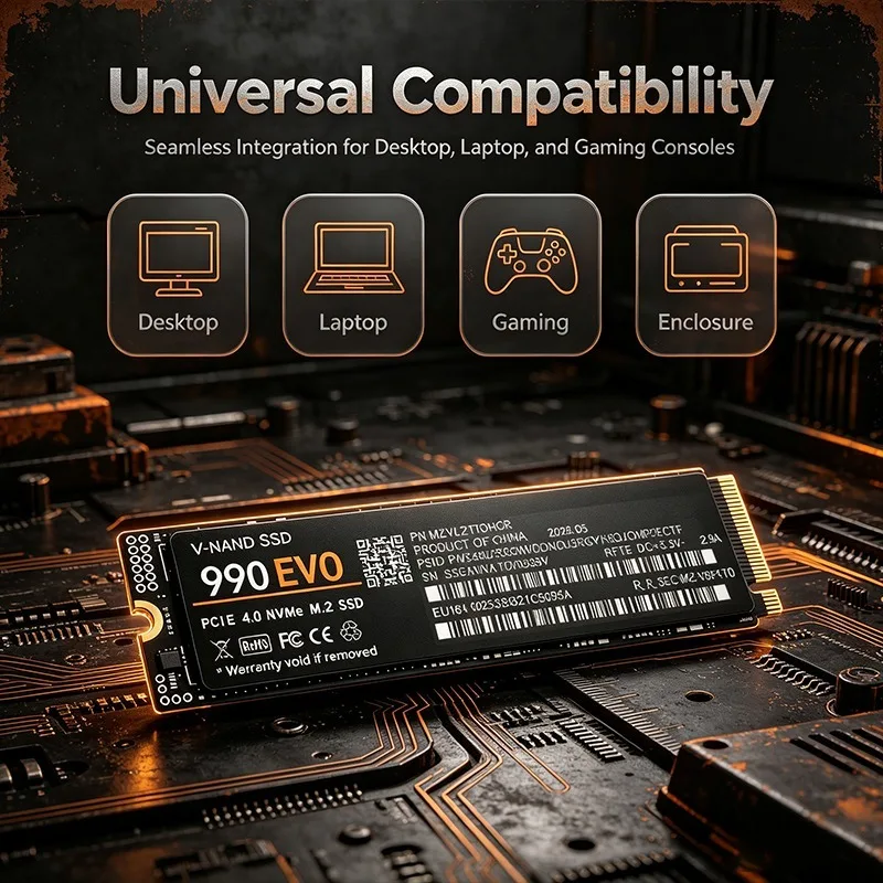 SSD M.2 NVMe 990 EVO PCIe 4.0  - M.2 Nvme 4Tb Pcie 4.0 Ssd ulasan dan harga