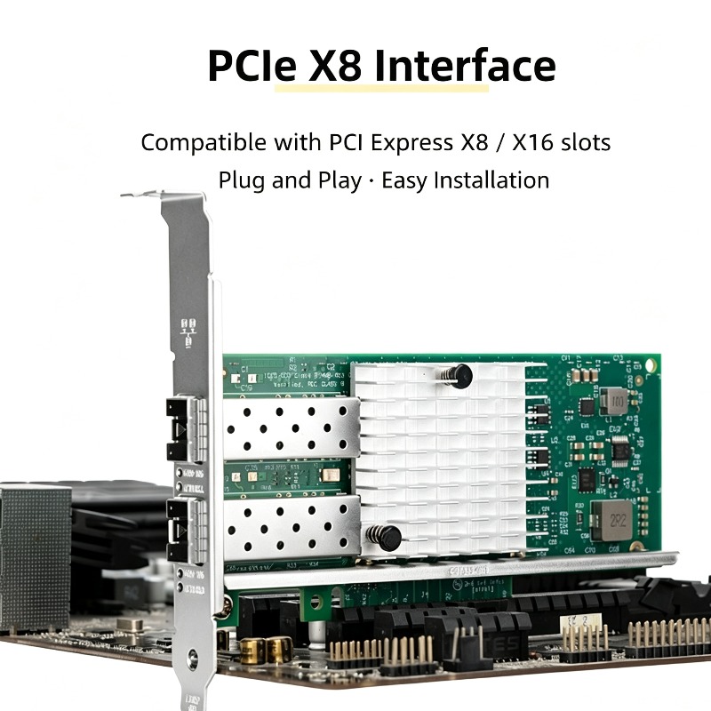 X520-DA2 82599EN Kartu Jaringa - 10Gb Sfp+ Pcie Network Card Dual Port ulasan dan harga